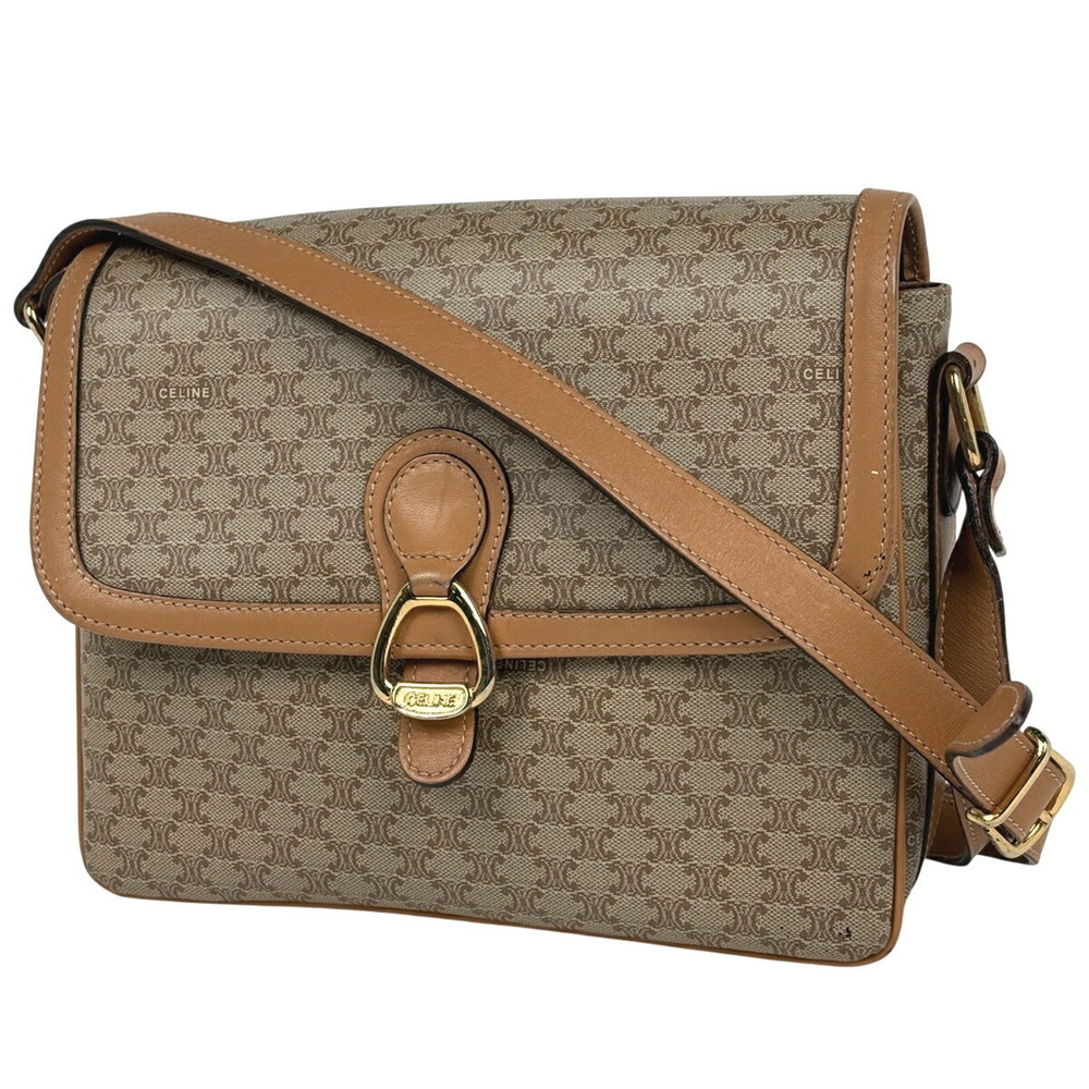 Celine Macadam shoulder bag cross Body Bum Crossbody Belt canvas beige
